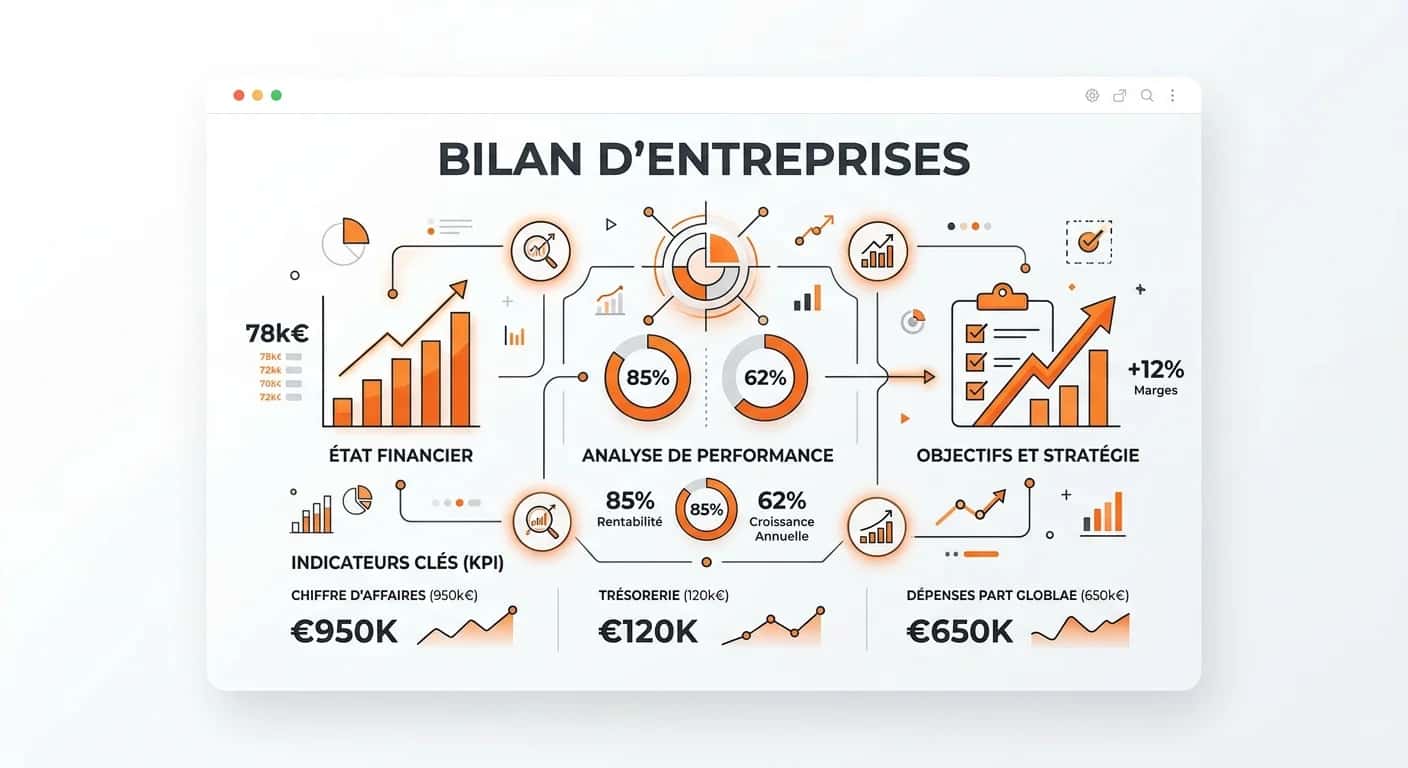 Bilan d'entreprise : guide pratique pour le lire et l'établir en 2026