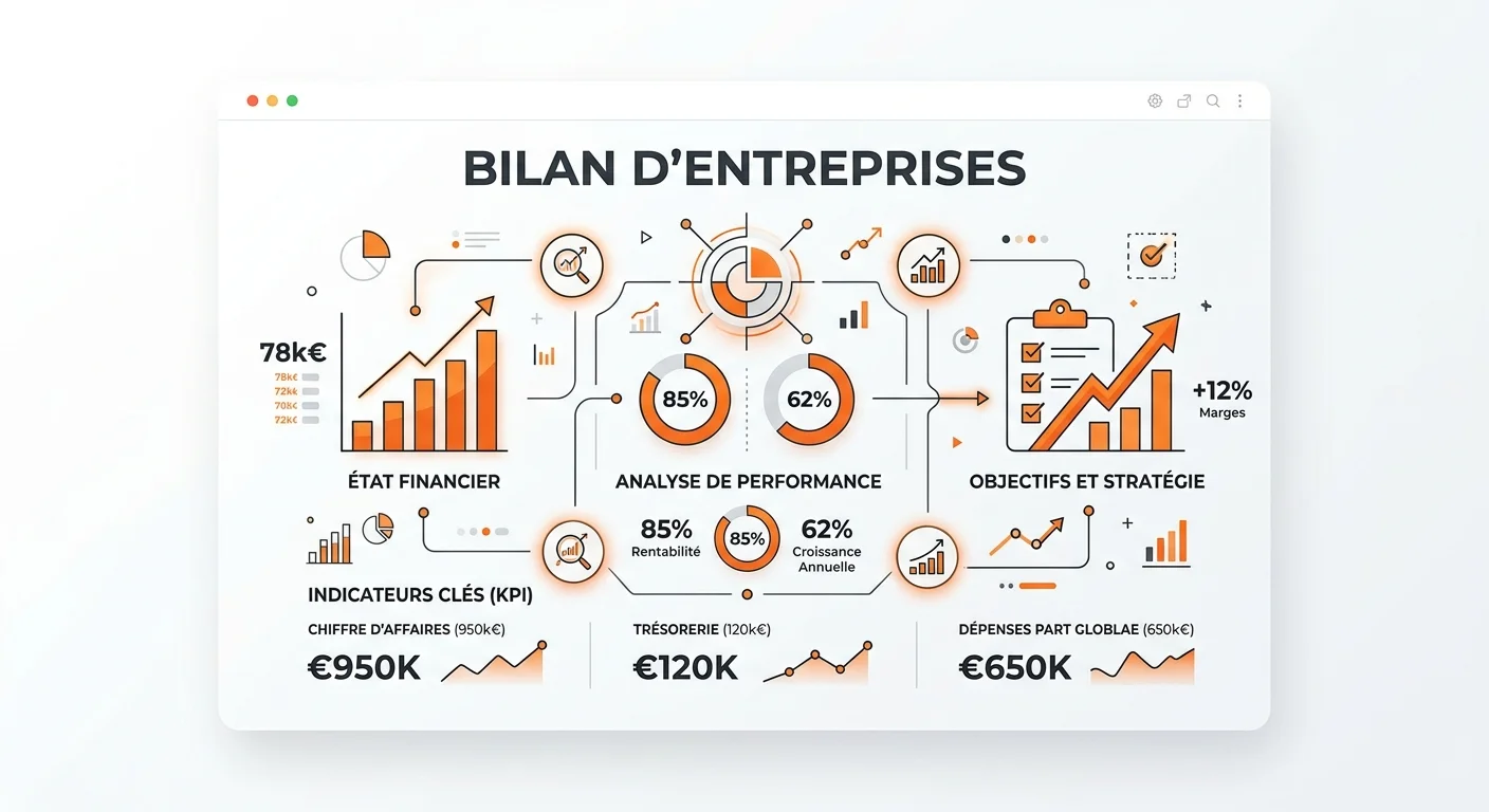 Bilan d'entreprise : guide pratique pour le lire et l'établir en 2026