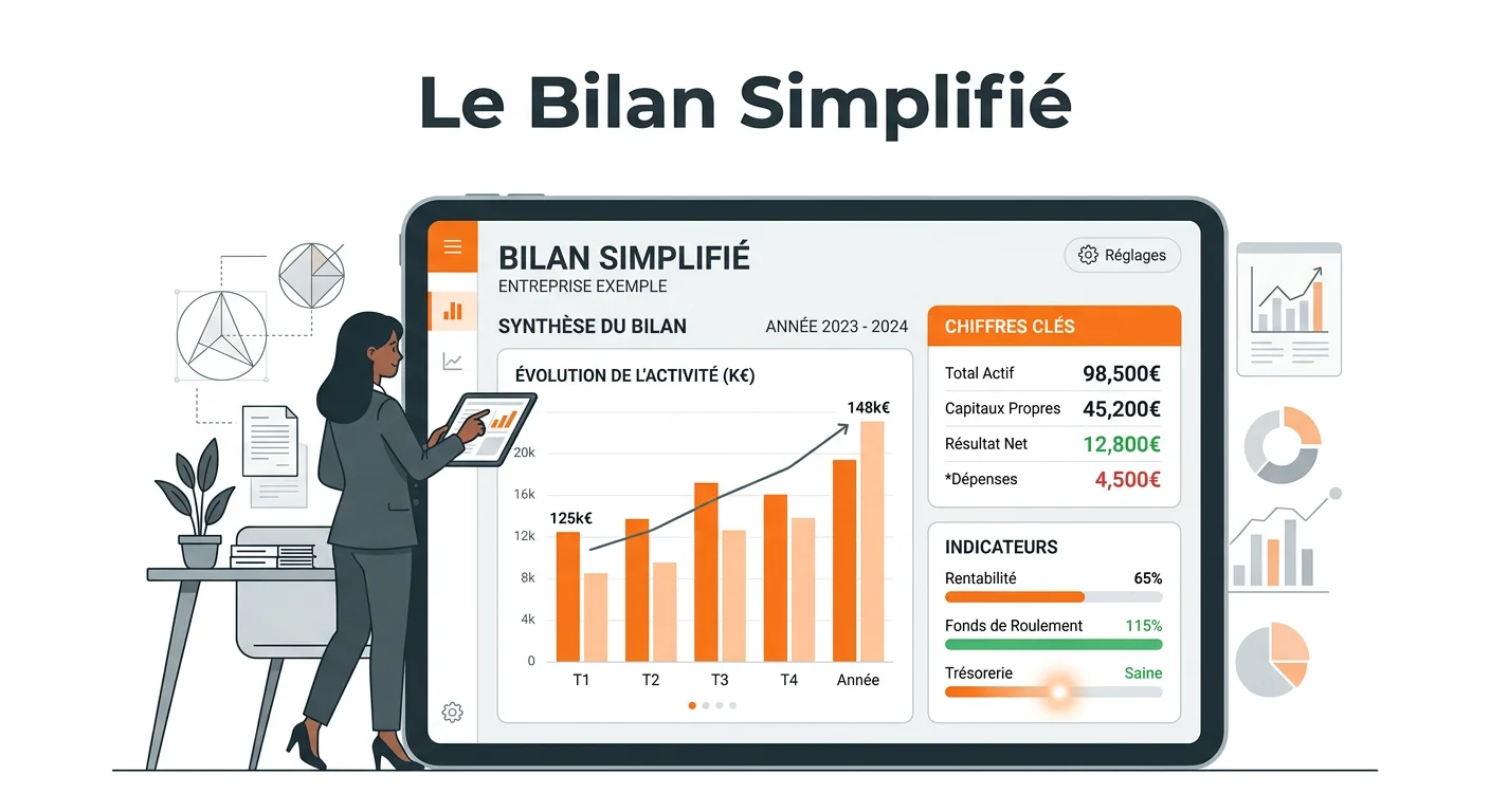 Bilan simplifié 2026 : sous 840 000 € HT, Cerfa 2033-A vs bilan complet