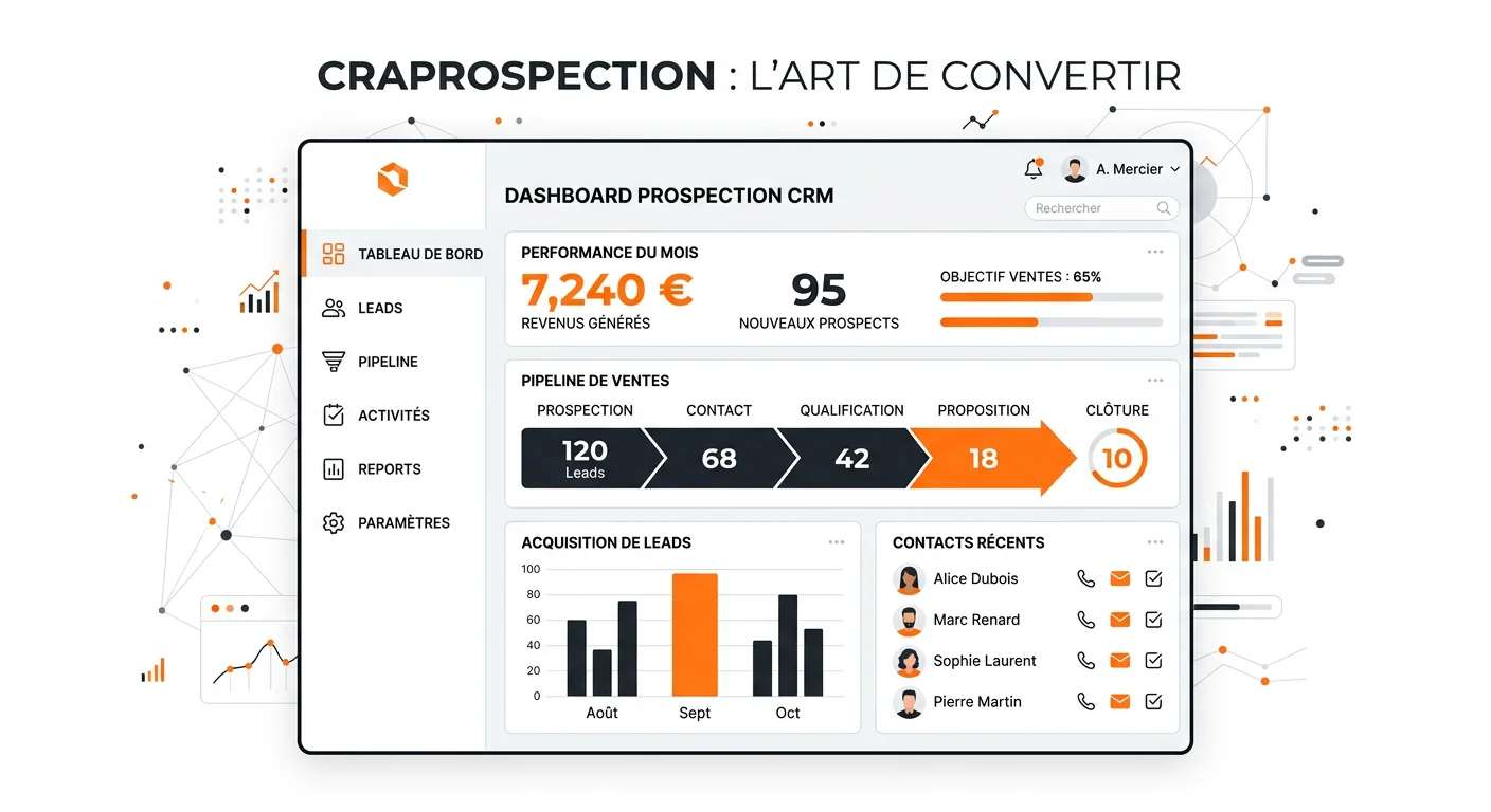 CRM prospection : structurer ses leads et vendre plus