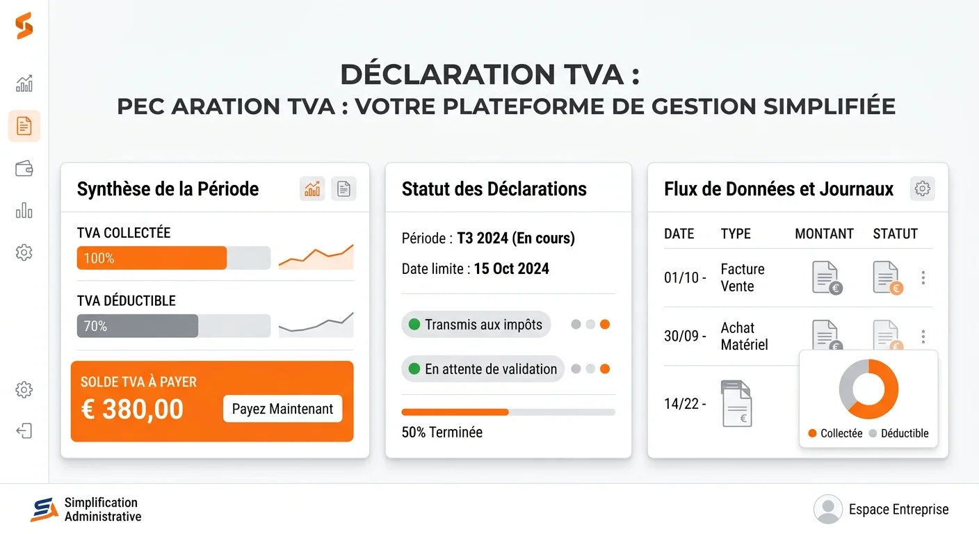 Déclaration TVA : formulaire CA3, 3 régimes et logiciel 2026