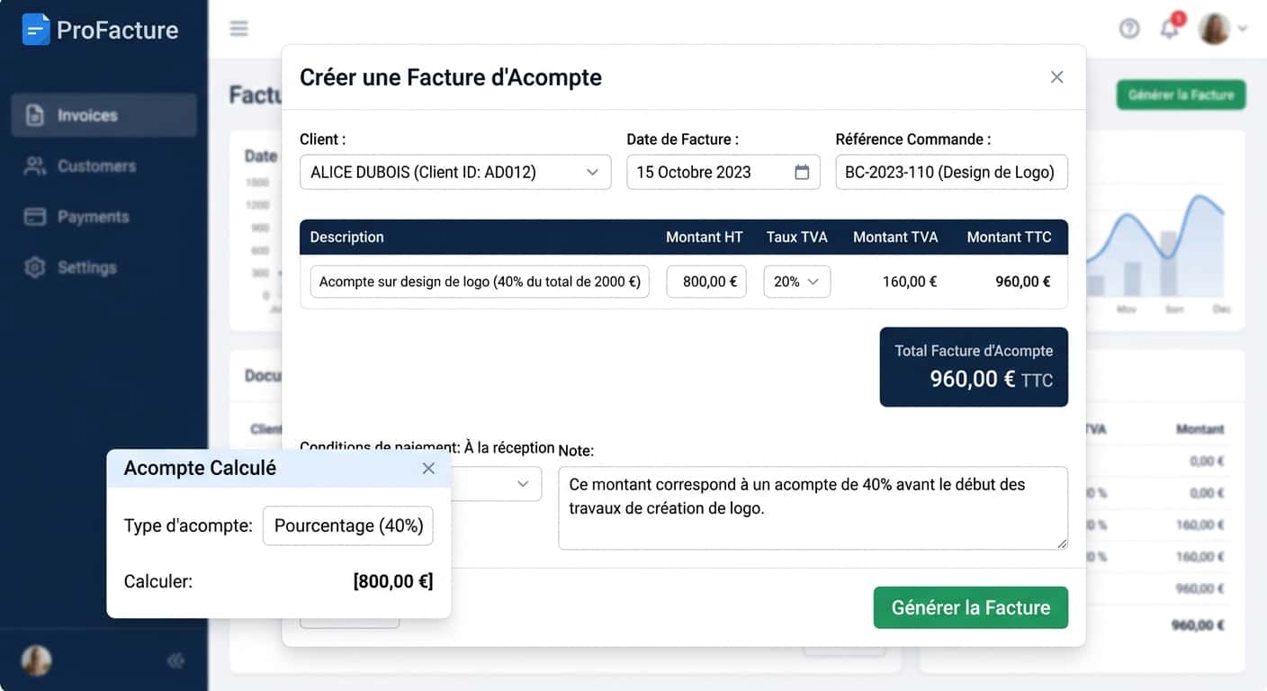 Situation de travaux : facturation, mentions et retenue