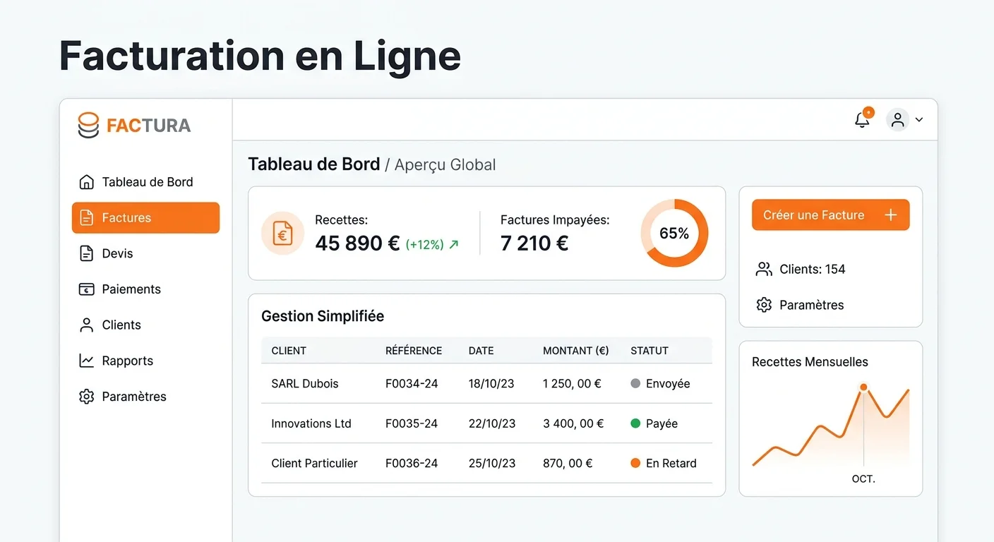 Facture en ligne : créer, envoyer et gérer vos factures simplement