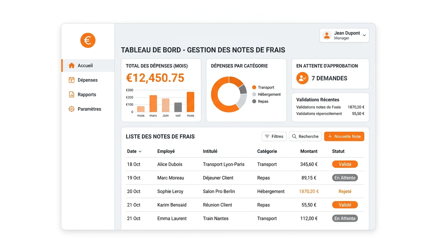 Notes de frais : règles, remboursement, TVA et modèle PME